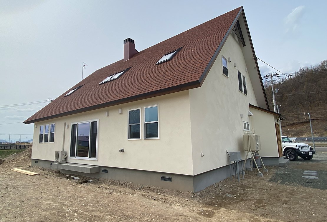 新築の２階建て住宅外観