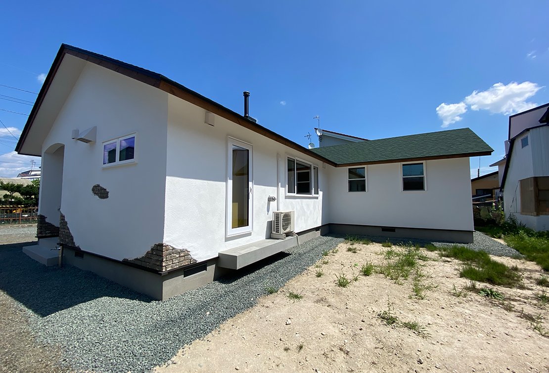 新築の平屋て住宅外観
