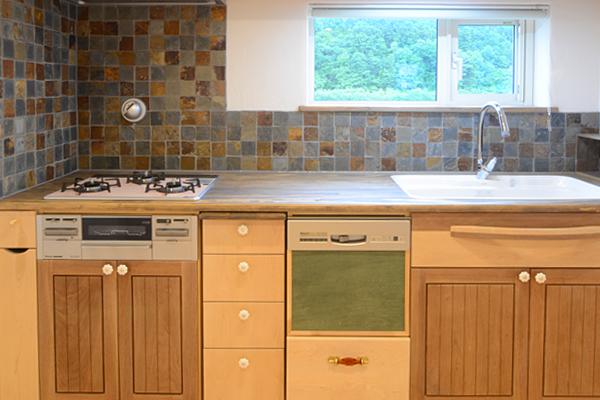 新築のオリジナルキッチン