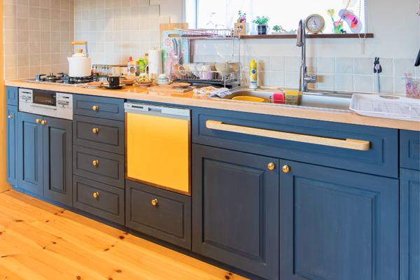 新築のオリジナルキッチン